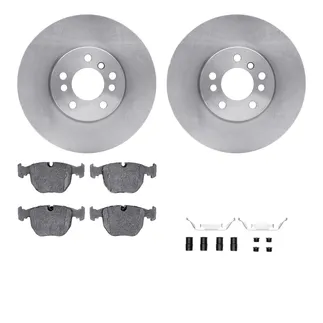 R1 Concepts WFWH1-31043 E- Line Series Brake Rotor W/ Ceramic Brake Pads & Hdw